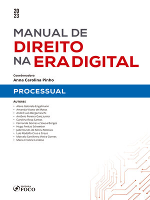 cover image of Manual de direito na era digital--Processual